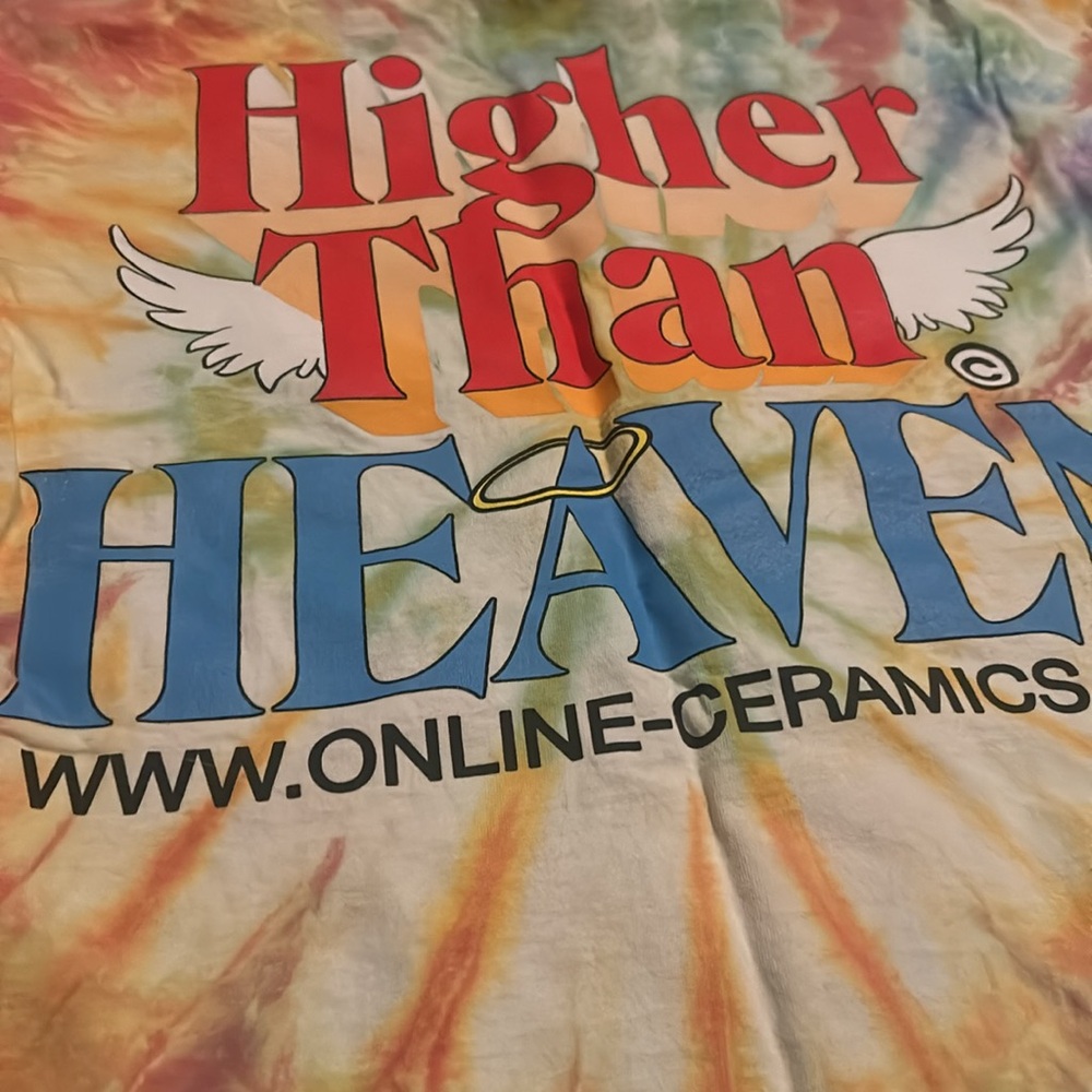 Online Ceramics This Is Your Brain Short Sleeve Tie-Dye Tee Small - Picture 5 of 5